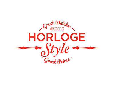 Horlogestyle authentic badge brand hipster lifestyle logo retro store vintage watches webshop webstore