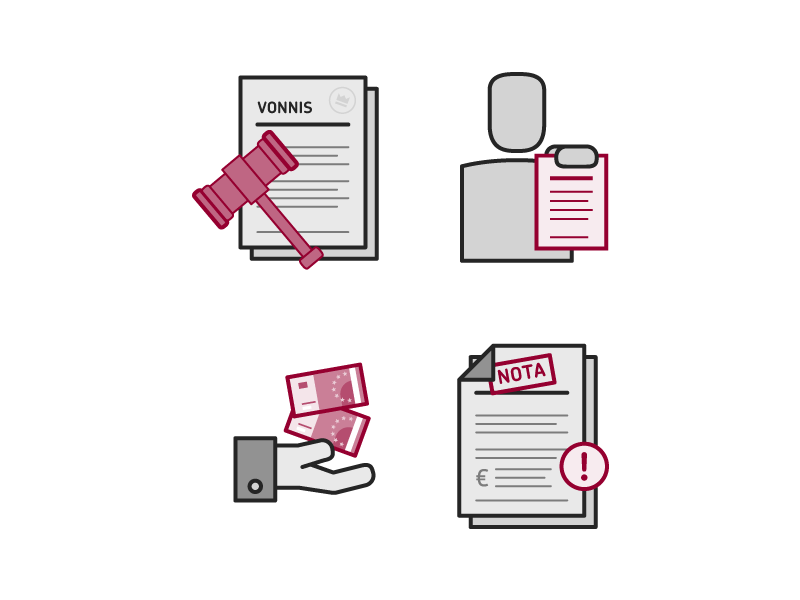 Debt Collector Icons by Richard de Ruijter on Dribbble