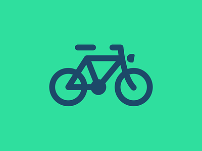 Bike Icon bike cycle icon ios line logo minimal simple style