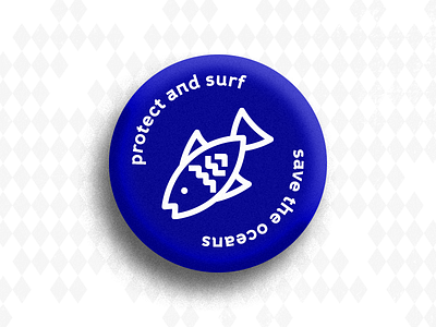 Button Playoff! fish ocean politics protect save the planet sea surf surf the planet