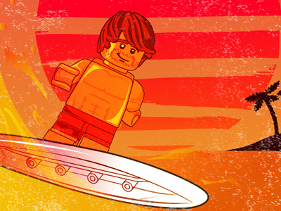 Endless Summer endless summer feedback please! island lego legos sunset surfing water waves wip