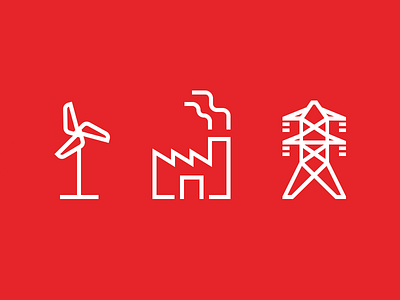 Energy Icons electricity energy factory green energy high voltage icon icons transmission tower voltage wind