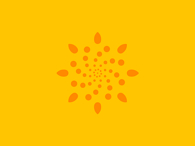 Sunflower Swirl circles dots flower food logo soylent sun sunflower swirl twist yellow