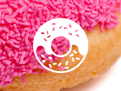 Donut donut icon jum minimal minimalist minimalistic pink texture white