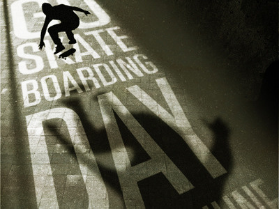 Holidays Of June: Day 21 - Go Skateboarding Day action black dark flip perspective shadow skateboarder skateboarding white