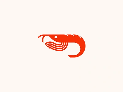 Krill Logo animal brand identity branding creature fish identity krill logo nlnet labs red sea sea creature shrimp small whiskers