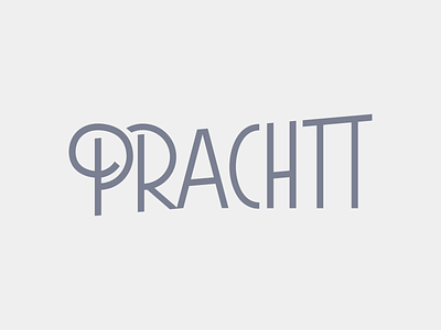 Prachtt architecture avantgarde branding condensed font handlettering illustration lettering prachtt retro type