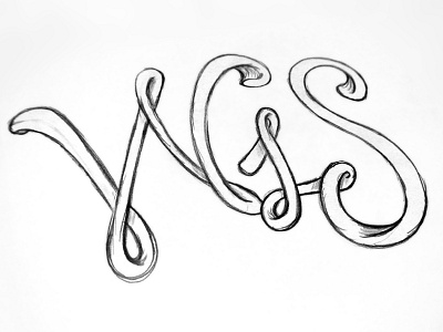 Wis calligraphy connected i illustration lettering letters pencil s script type typography w wip wis