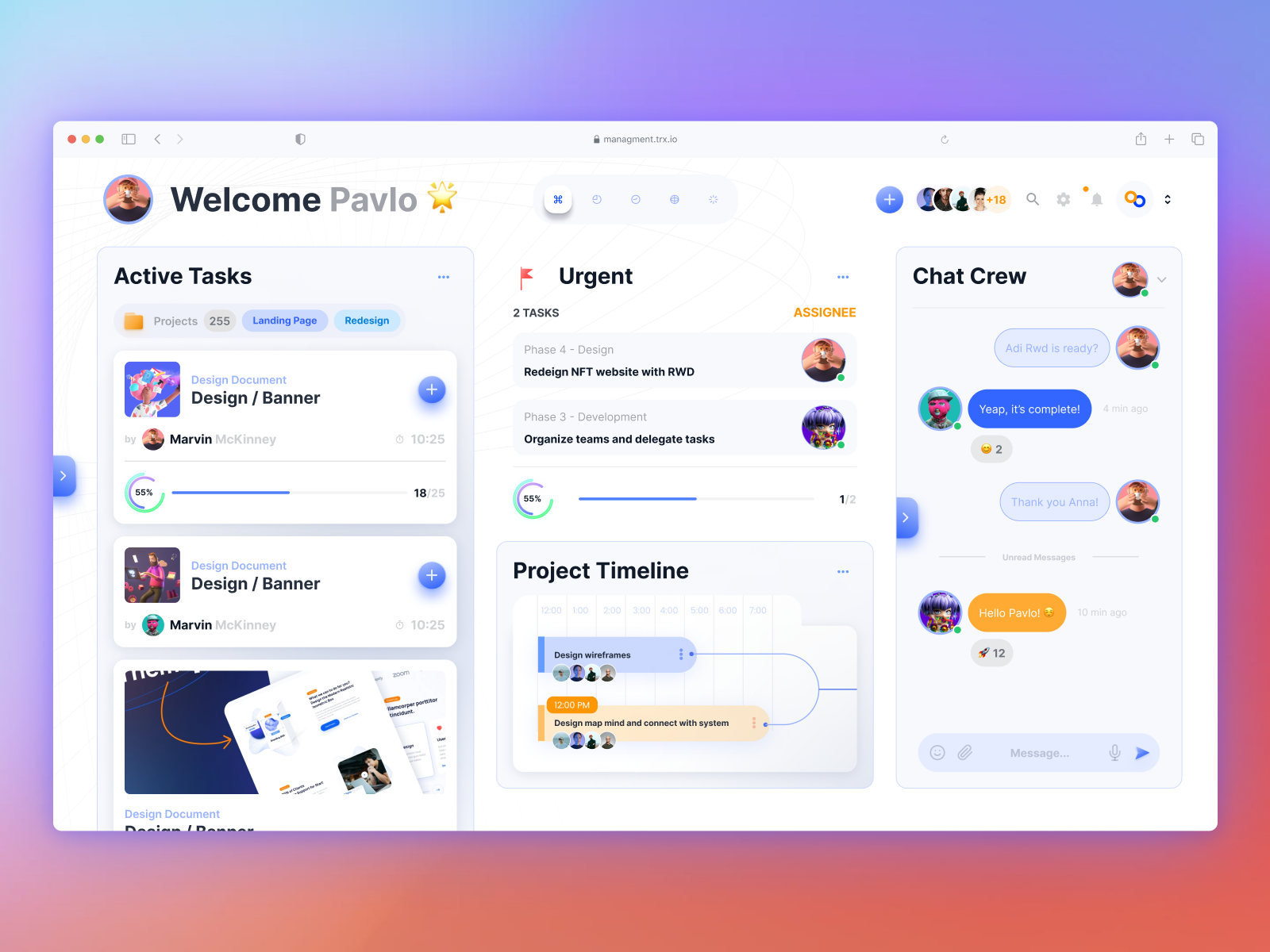 Management Platform (concept) by Paweł Kowalski 👾 on Dribbble