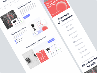 Technology Landing Page part. 2 autolayout cards design dribbble figma landing page mobile landingpage mobile mobilelandingpage rwd ui uix ux