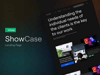 UI Design / ShowCase Landing Page