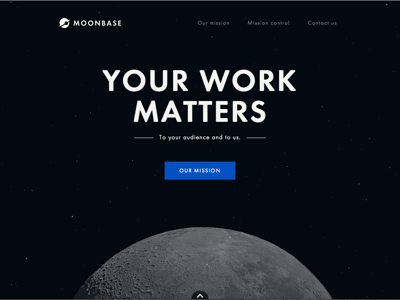 Moonbase website v2 company logo moon moonbase website