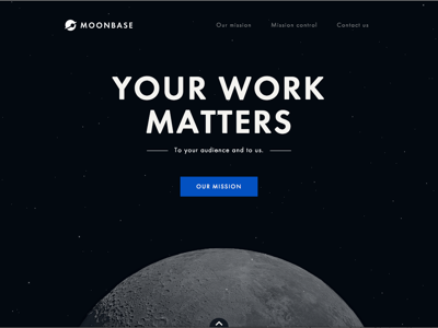 Moonbase website v2