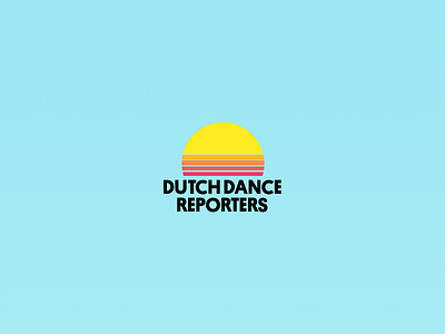 Dutch Dance Reporters Logo app branding identity logo minimal music simple