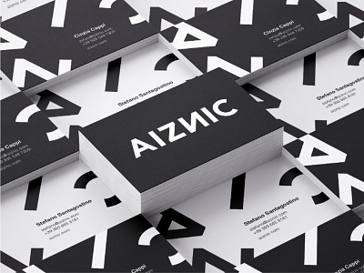 AIZNIC Brand Identity art direction brand identity branding design graphic design logo logotype makgrafix marketing collateral typography