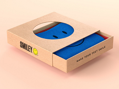 Smiley Socks Concept apperal art direction brand identity branding design fashion graphic design happy makgrafix marketing collateral packaging smiley socks