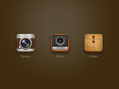 Some Icons camera folder icon music