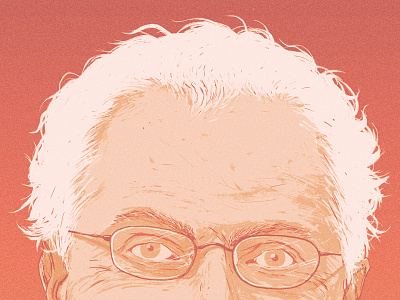 Portrait crop editorial illustration portrait