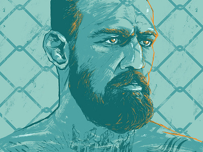 Conor McGregor boxing conor mcgregor drawing illustration mma photoshop sport