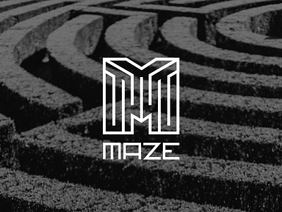 Maze logo adobe illsutrator design geometric identity identity branding labyrinth lines logo logo design logodesign logotype m maze vector visual