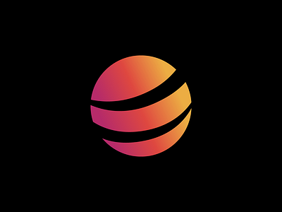 Logo icon #3 adobe illustrator brand connected gradient icon identity illustrator logo modern orange pink red symbol vector yellow