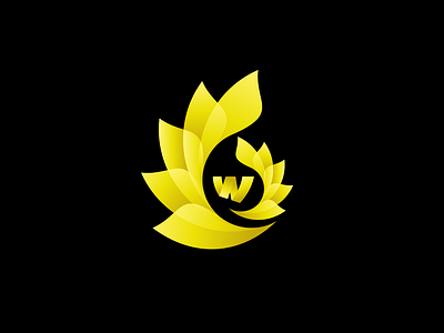Logo icon #8 adobe illustrator brand connect connected gold gradient icon identity illustrator letter logo modern symbol vector w