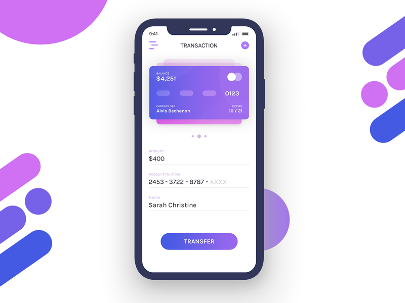 Transaction Screen by Mansoor Ali Khan on Dribbble