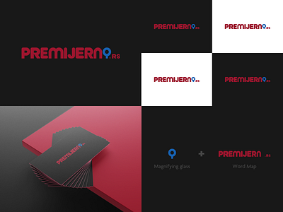 Premijerno.rs | Online Magazine Brand Identity branding design graphic design illustration logo typography ui ux