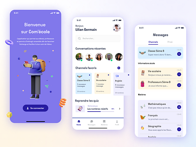 Com'école, an app that helps students during Covid-19