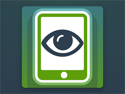 Reader App Icon app gradients icon illuminati ios