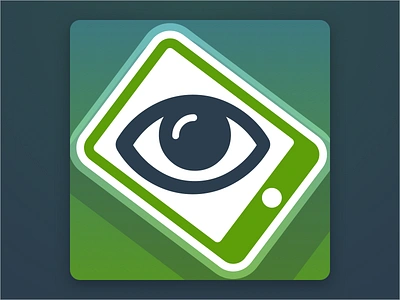 Reader App Icon - Squinty app gradients icon illuminati ios