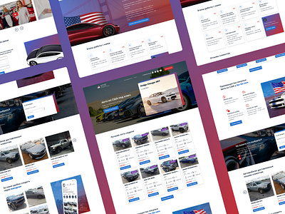 Landing Page Web Design for gogocars.ru