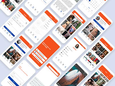 Tattoo app app design ui ux