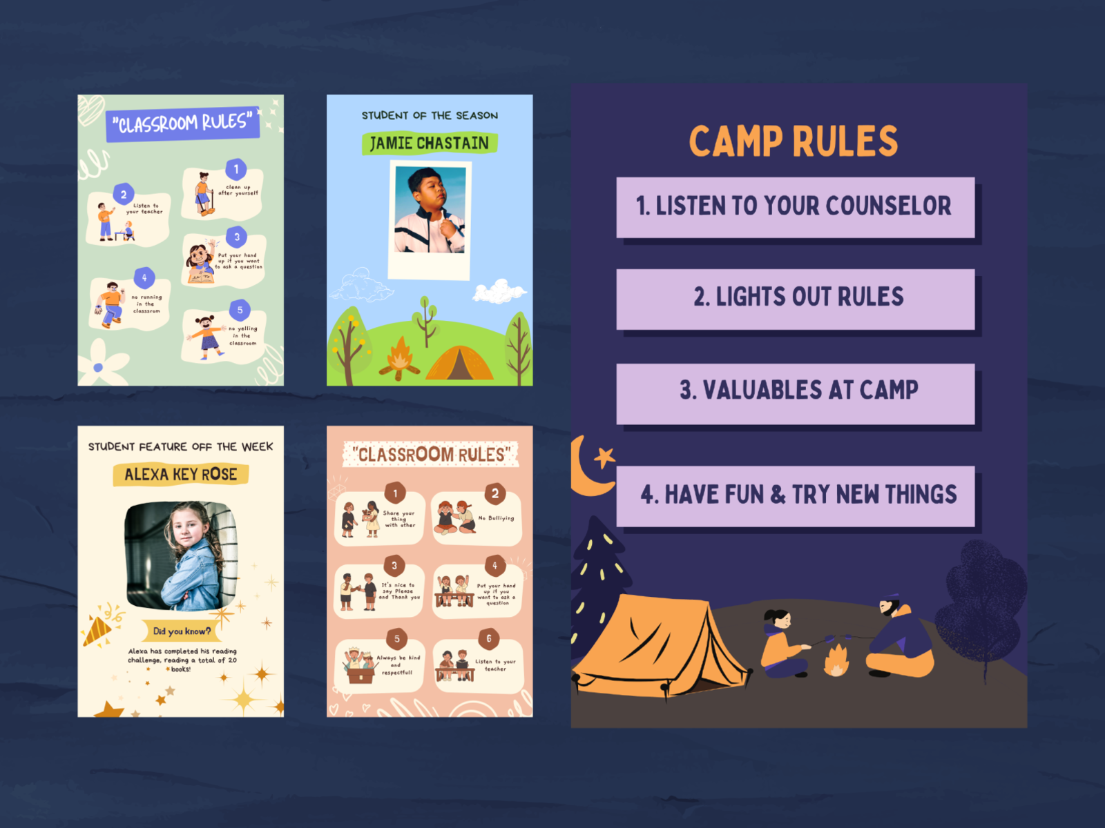 Classroom Decor Kit Canva Template by Svana Project on Dribbble