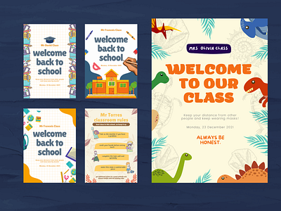 Classroom Decor Kit Canva Template