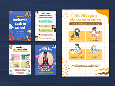 Classroom Decor Kit Canva Template