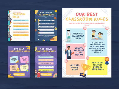 Classroom Decor Kit Canva Template