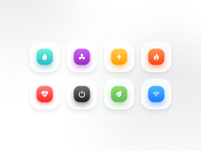 Main buttons for mobile apps