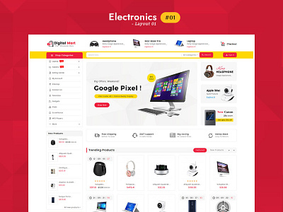 Digital Mart – Multi-purpose Mega Store – eCommerce Responsive