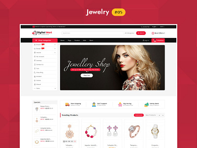 Digital Mart – Multi-purpose Mega Store – eCommerce Responsive digital mart ecommerce fashion opencart prestashop responsive rings shopify templatetrip watches woocommerce wordpress