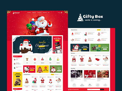 Gifty Box – Santa Christmas Shop – eCommerce Responsive Theme