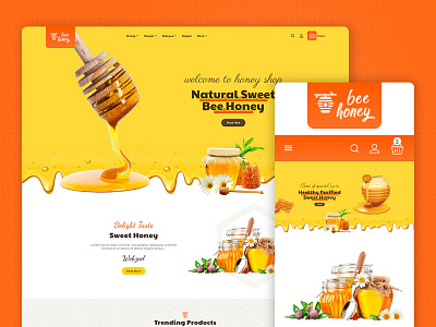 Honey Bee – Agro Bee & Sweet Shop – eCommerce Responsive Theme