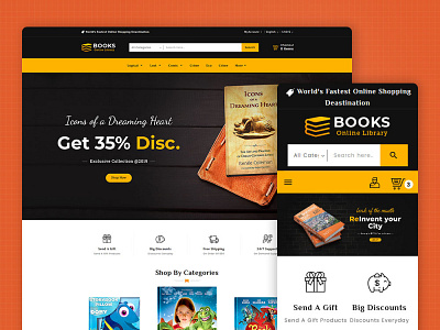 Online Books Shop – eCommerce Responsive Theme books ecommerce intelligence onlinne books opencart prestashop responsive shopify templatetrip woocommerce wordpress