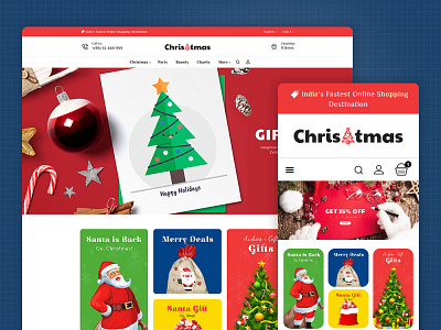 Christmas Gift & Festive Season – eCommerce Responsive Theme
