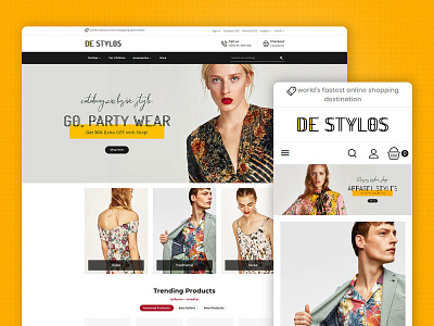 De Stylos – Fashion Apparels Store – eCommerce Responsive Theme