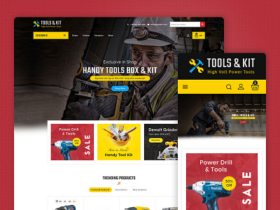 Power Tools & Kit – eCommerce Responsive Theme