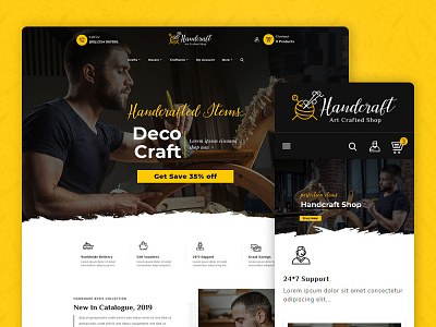 Handcraft – Handmade Gifts, Art & Crafts – eCommerce Responsive