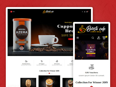 Barista Cafe – Coffee & Drinks – eCommerce Responsive Theme