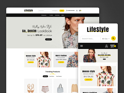 Life Style – Fashion Apparels – eCommerce Responsive Theme art design ecommerce fashion opencart prestashop responsive shopify style template templatetrip woocommerce wordpress