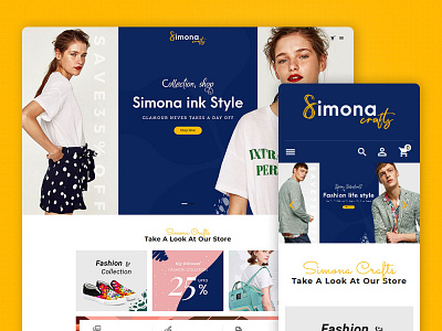 Simona Crafts - The Boutique Shop - eCommerce Responsive Theme opencart prestashop shopify templatetrip theme woocommerce wordpress